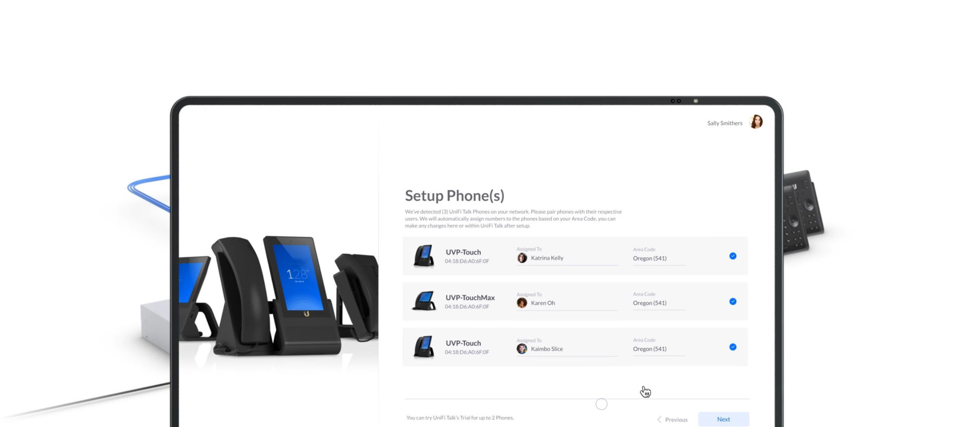 VoIP setup